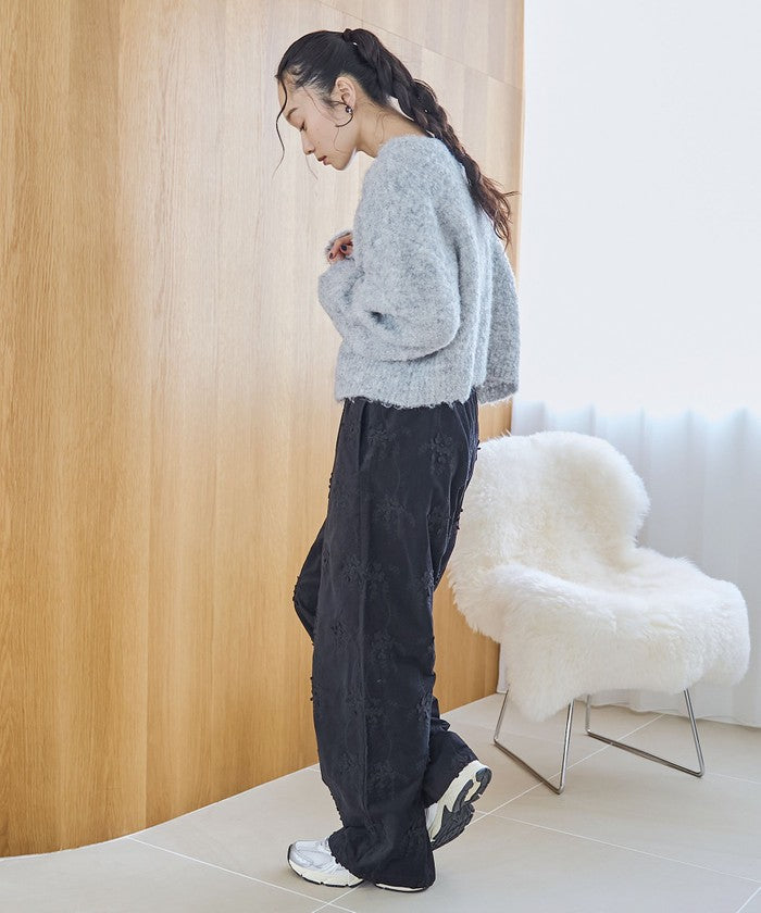 コーエン coen 3DシシュウコーデュロイイージーワイドPT （BLACK） BLACK