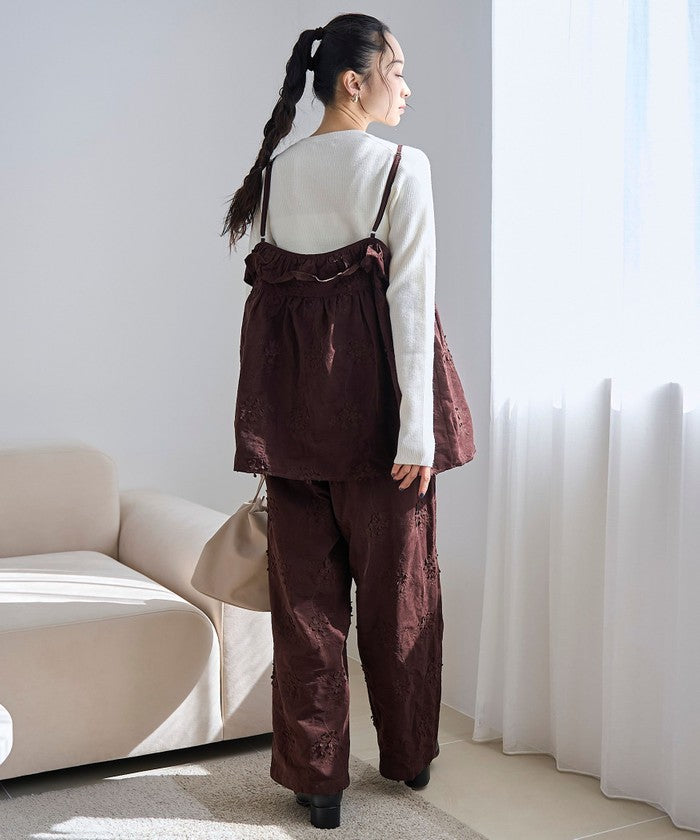 コーエン coen 3DシシュウコーデュロイイージーワイドPT （BLACK） BLACK