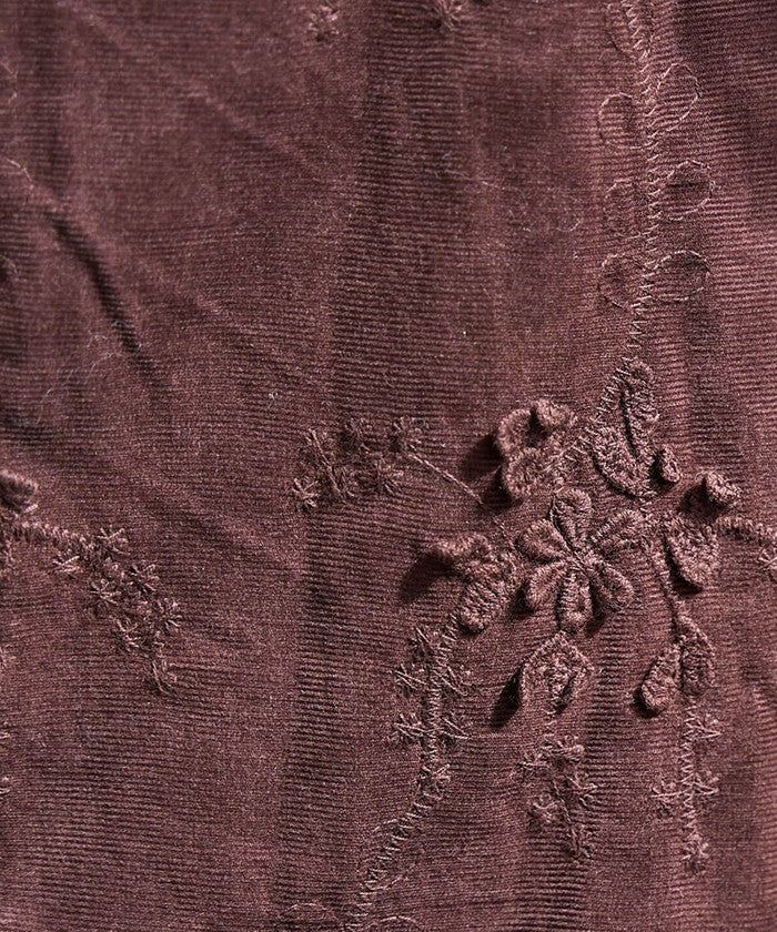 コーエン coen 3DシシュウコーデュロイイージーワイドPT （BLACK） BLACK