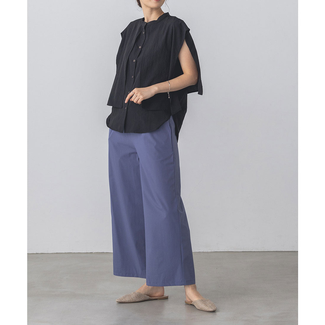 Collect by Hunch [WEB-only, special order] Cool-to-the-touch &amp; UV-treated straight pants