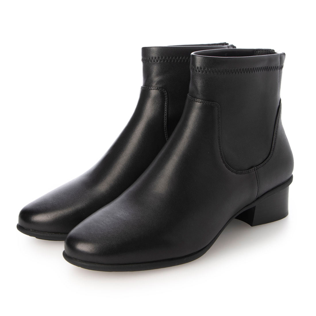 COMPOSITION Blow [Loose fit and wide] Comfort stretch short boots