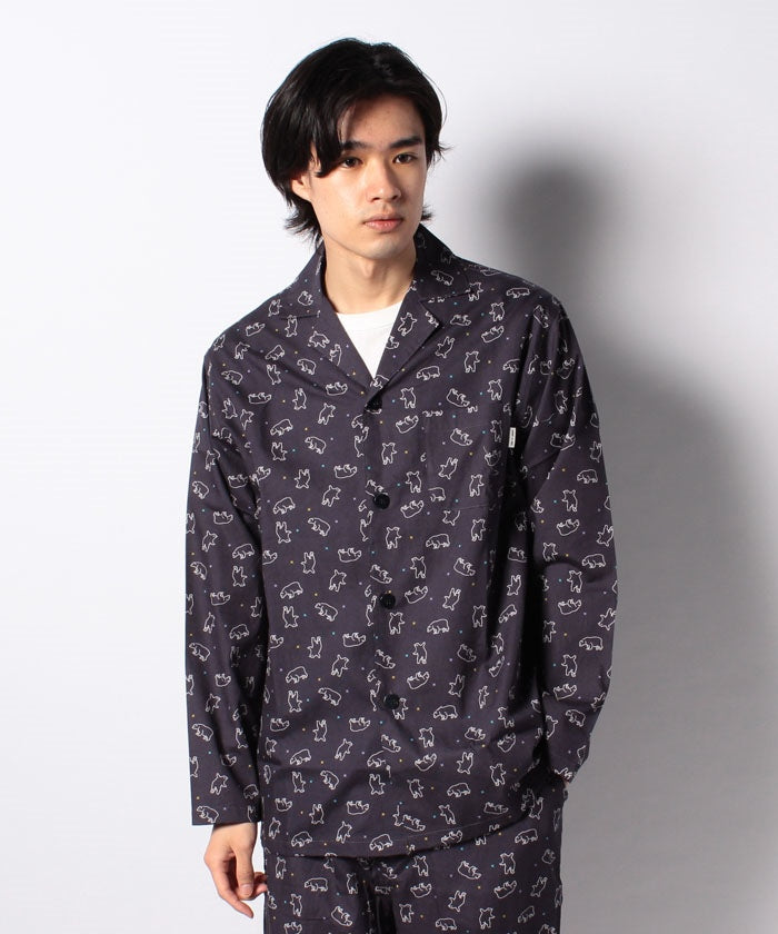 コムサメン COMME CA MEN コムサメン クマ柄パジャマ