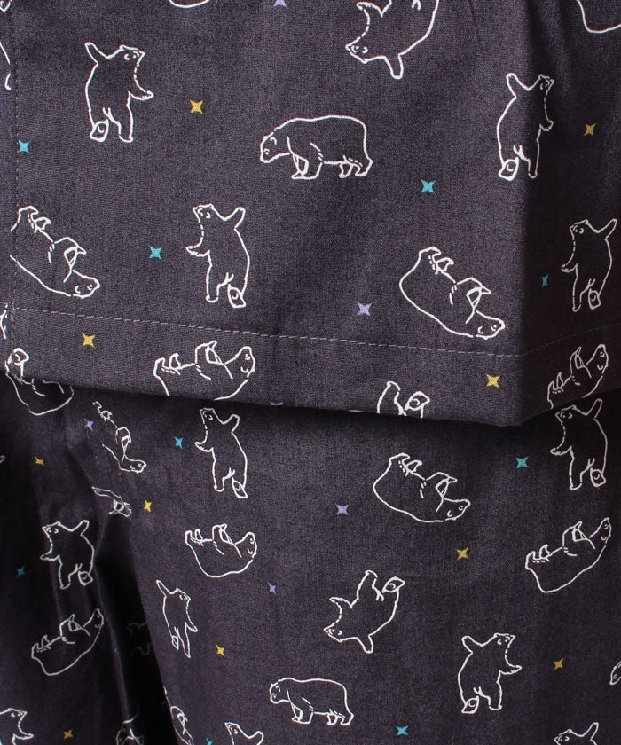 コムサメン COMME CA MEN コムサメン クマ柄パジャマ