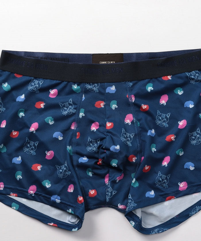 COMME CA MEN COMME CA MEN Iriomote Wildcat Pattern Boxer Shorts [Non-returnable item]