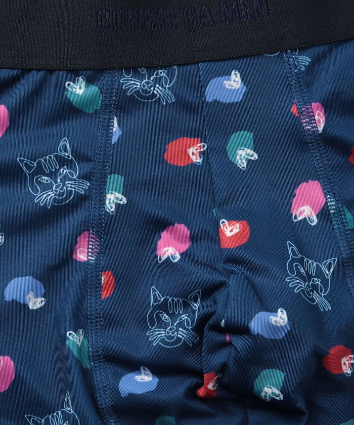 COMME CA MEN COMME CA MEN Iriomote Wildcat Pattern Boxer Shorts [Non-returnable item]