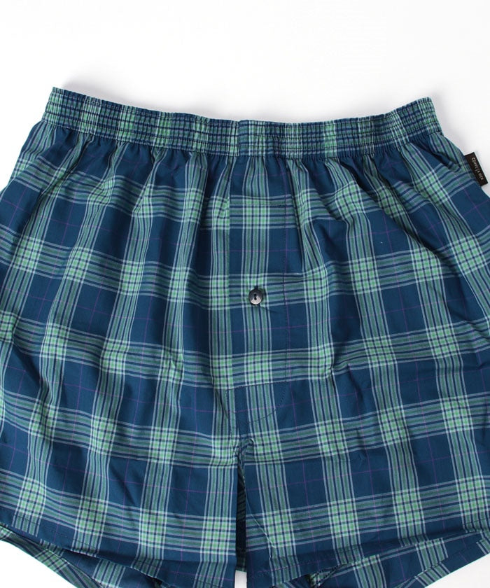 コムサメン COMME CA MEN コムサメン チェック柄 トランクス【返品不可商品】