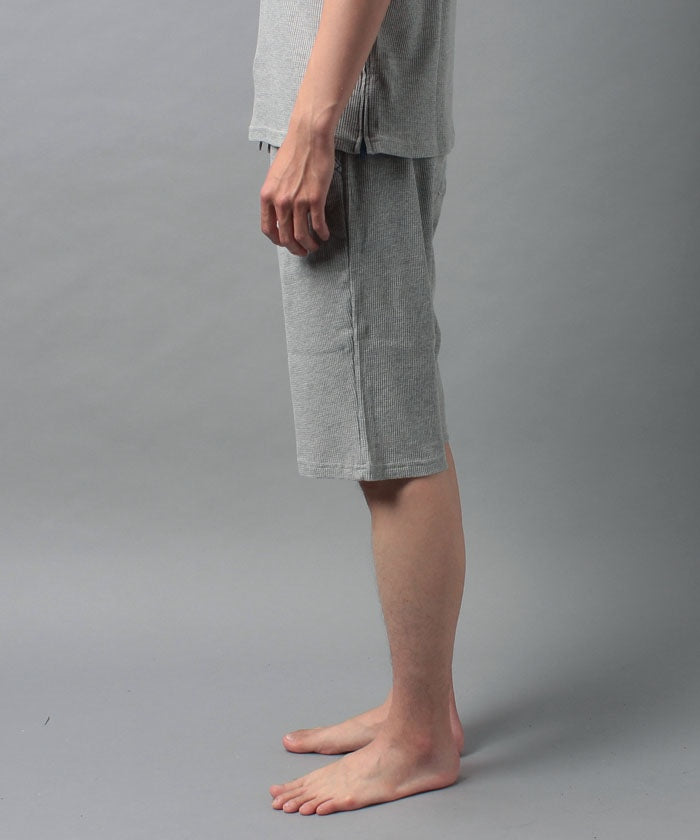 コムサメン COMME CA MEN 【セットアップ対応商品】コムサメン ワッフルハーフパンツ （コン） コン