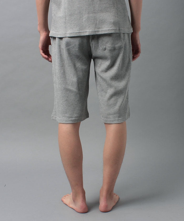 コムサメン COMME CA MEN 【セットアップ対応商品】コムサメン ワッフルハーフパンツ （コン） コン