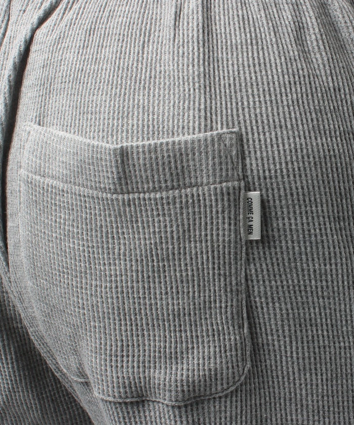 コムサメン COMME CA MEN 【セットアップ対応商品】コムサメン ワッフルハーフパンツ （コン） コン