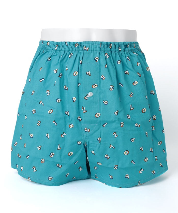 COMME CA MEN COMME CA MEN Number Pattern 2-Piece Elastic Trunks