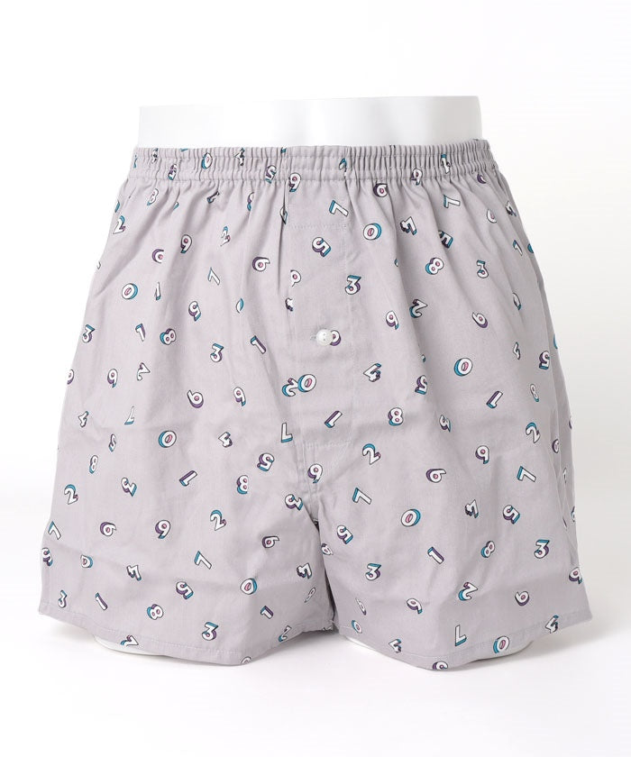COMME CA MEN COMME CA MEN Number Pattern 2-Piece Elastic Trunks