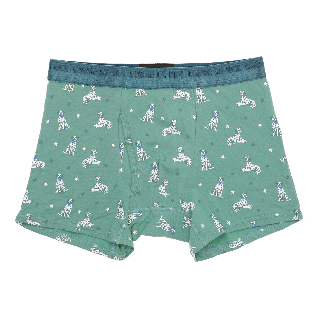 コムサメン COMME CA MEN コムサメン ドッグ柄ボクサー 【返品不可商品】 （モスグリーン） モスグリーン