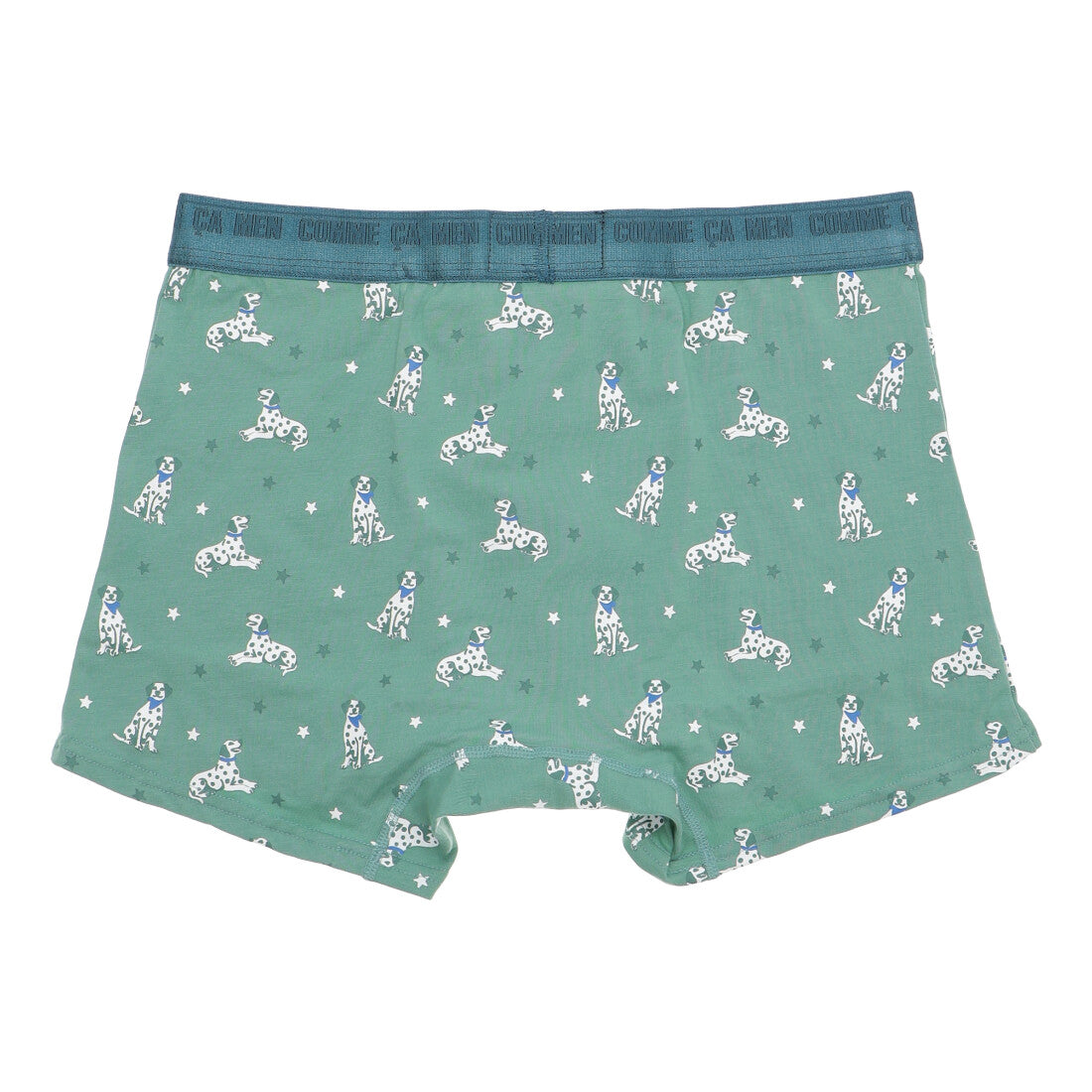コムサメン COMME CA MEN コムサメン ドッグ柄ボクサー 【返品不可商品】 （モスグリーン） モスグリーン