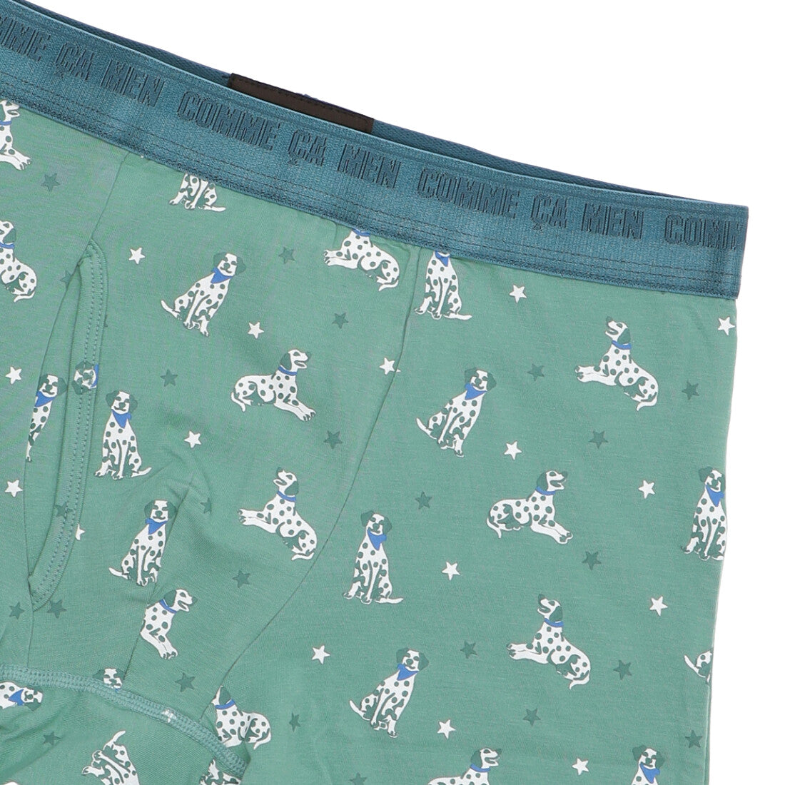 コムサメン COMME CA MEN コムサメン ドッグ柄ボクサー 【返品不可商品】 （モスグリーン） モスグリーン