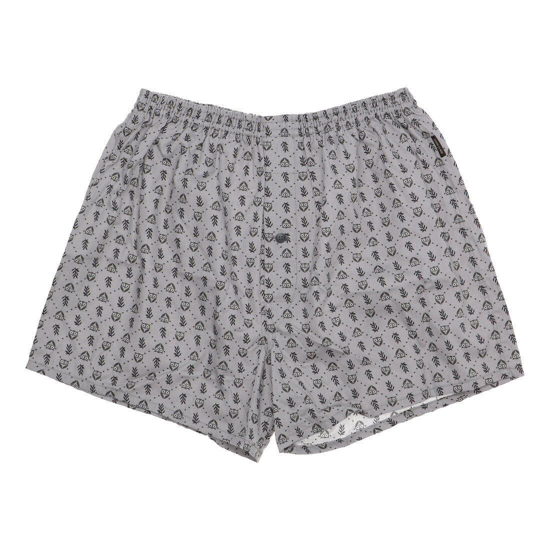 コムサメン COMME CA MEN コムサメン フクロウ柄トランクス 【返品不可商品】 （グレー） グレー