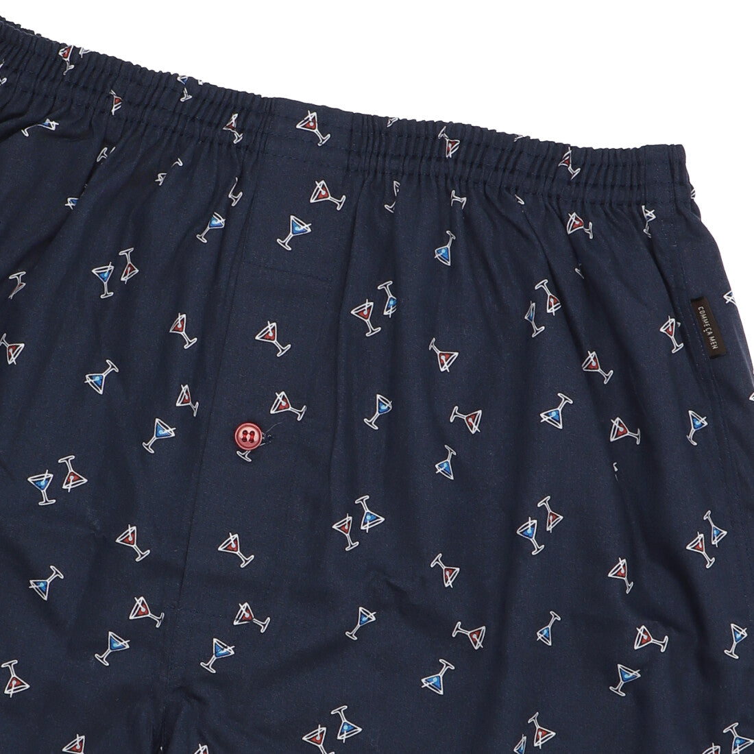 コムサメン COMME CA MEN コムサメン カクテル柄トランクス 【返品不可商品】 （コン） コン