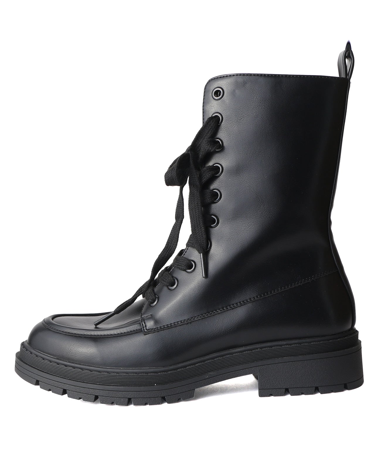 コカ COCA 厚底 レースアップショートブーツ （BL） BL