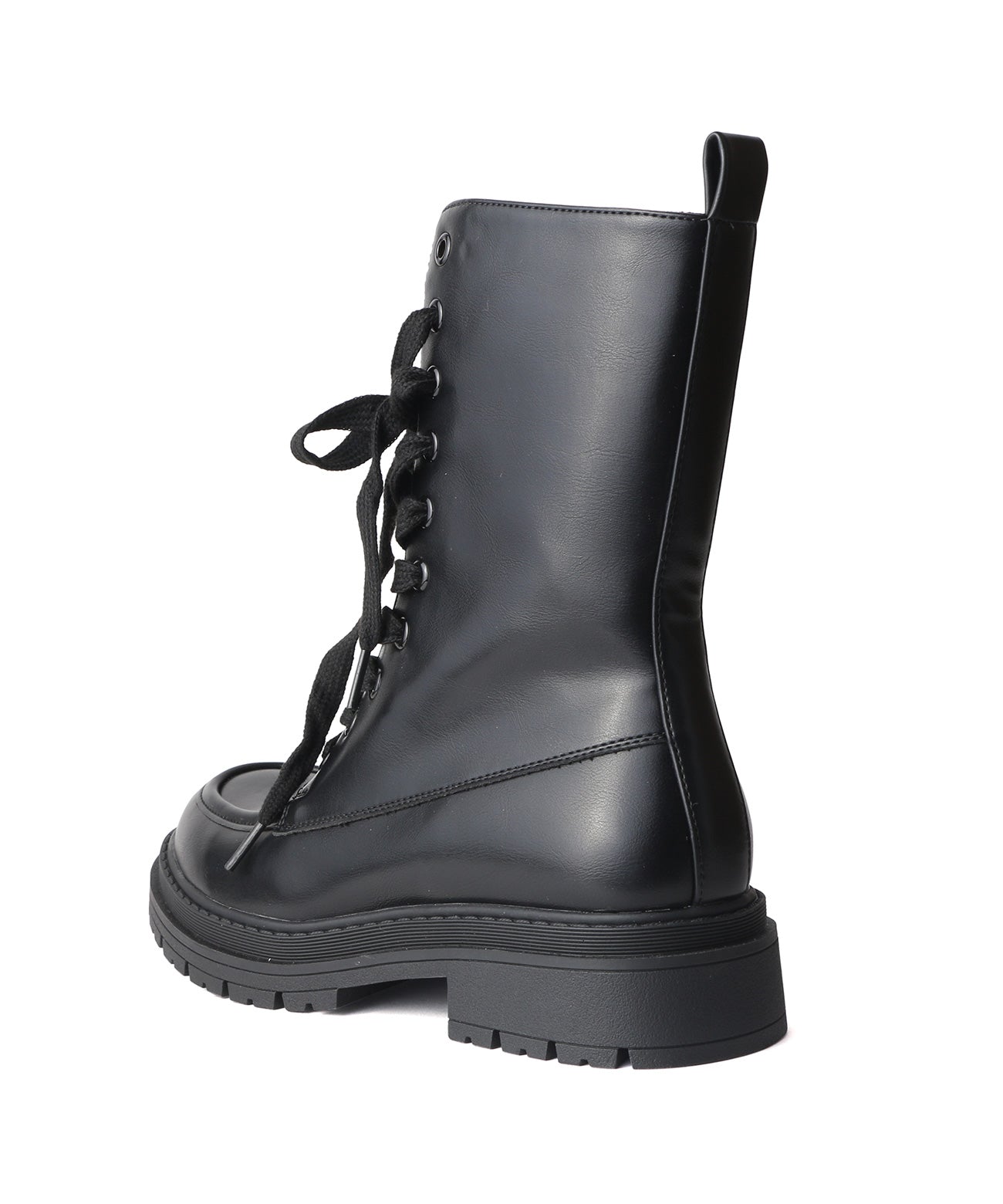 コカ COCA 厚底 レースアップショートブーツ （BL） BL