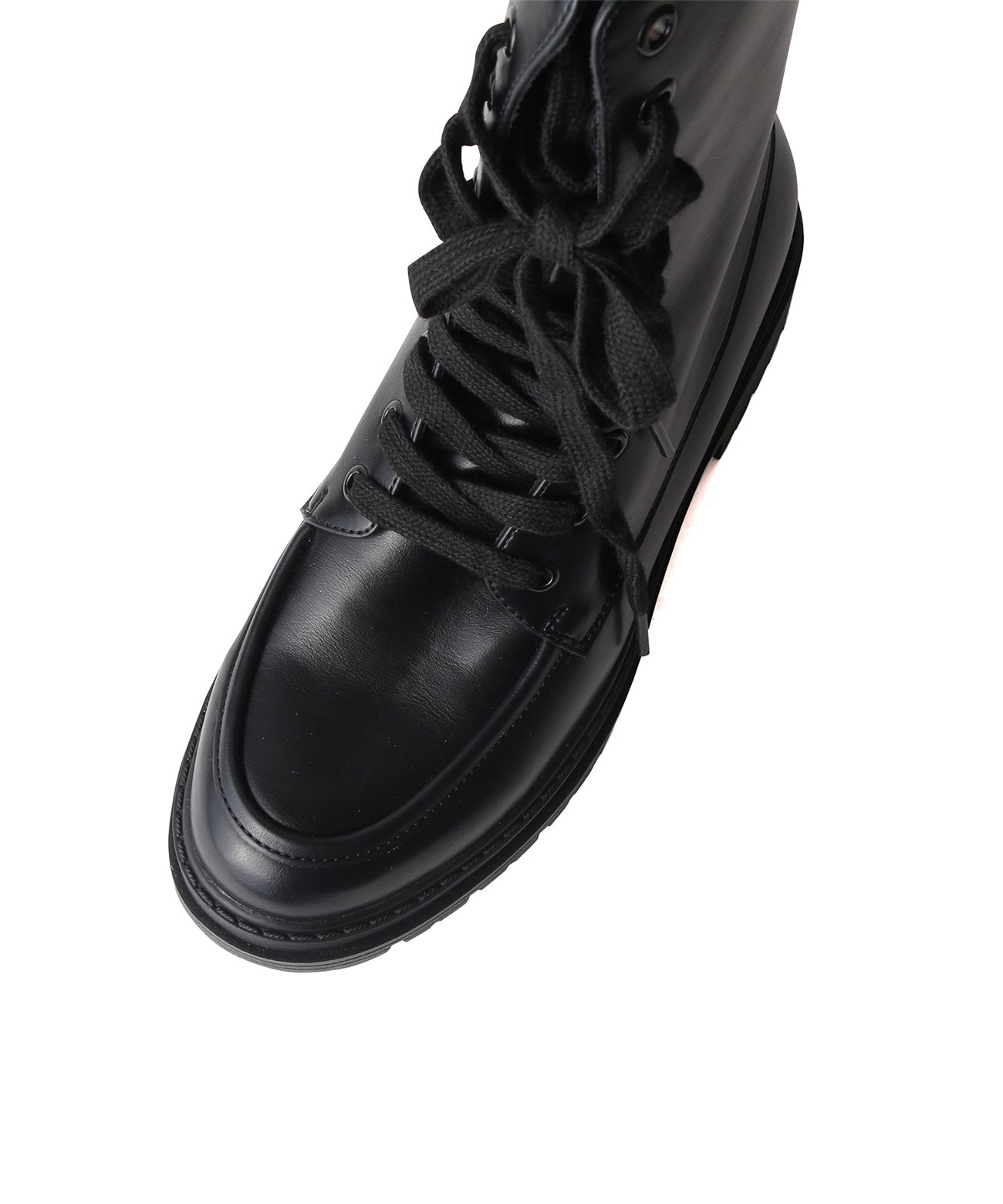 コカ COCA 厚底 レースアップショートブーツ （BL） BL