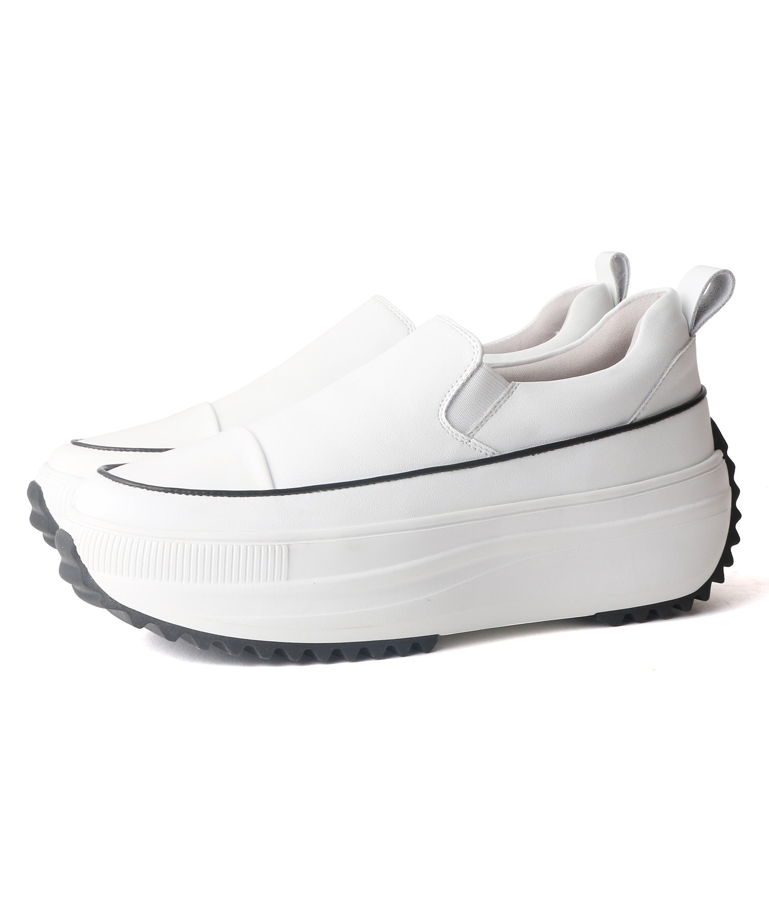 コカ COCA 軽量 厚底 ボリュームソールスリッポンスニーカー （WH） WH