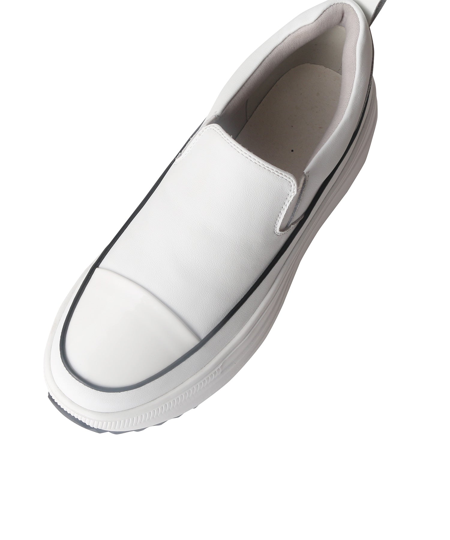 コカ COCA 軽量 厚底 ボリュームソールスリッポンスニーカー （WH） WH