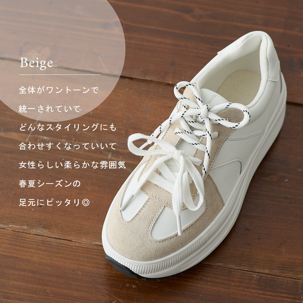 コカ COCA 厚底 ローカット GERMAN TRAINER スニーカー （WH） WH