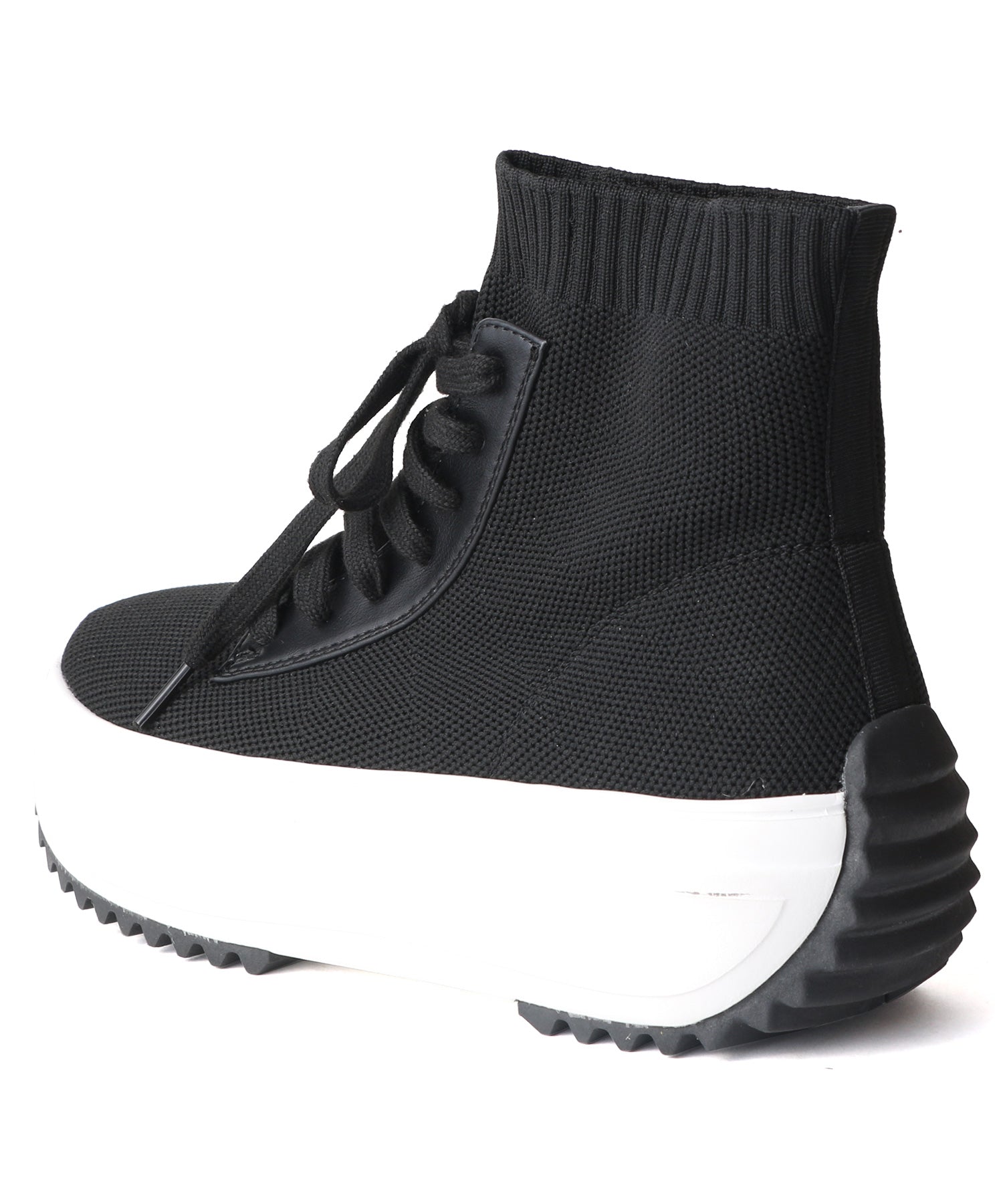 コカ COCA 軽量 レースアップ ニットブーツ （BL） BL