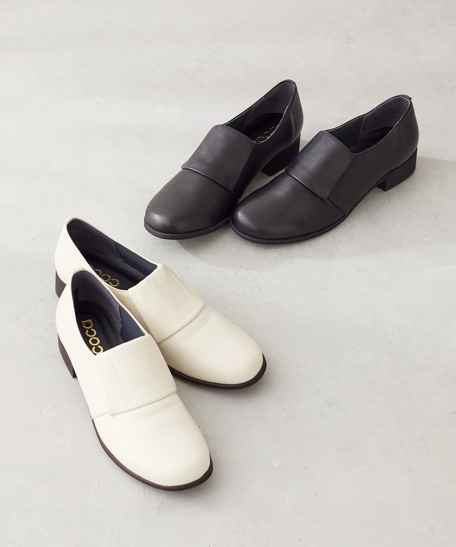 コカ COCA 【日本製】本革 コンフォート シューズ （WH） WH