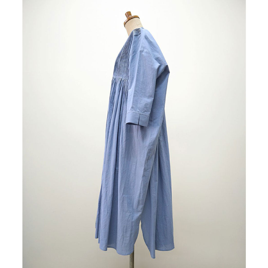 Couple Coeur Pintuck Volume Shirt Dress 【Washable】