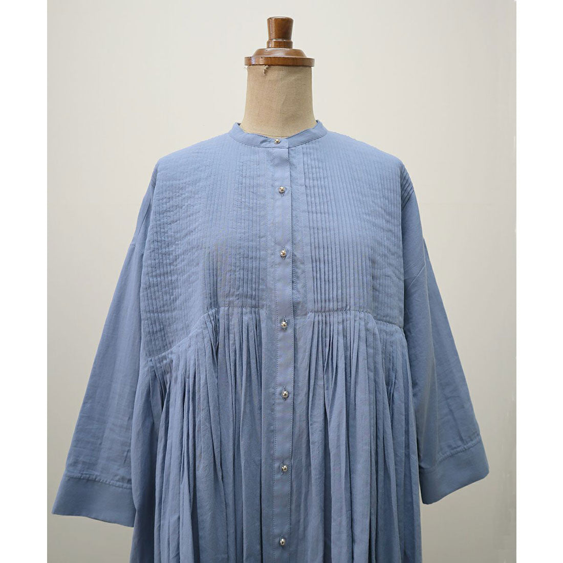 Couple Coeur Pintuck Volume Shirt Dress 【Washable】