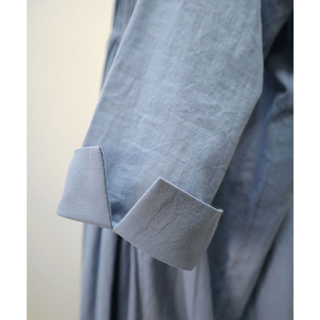 Couple Coeur Pintuck Volume Shirt Dress 【Washable】