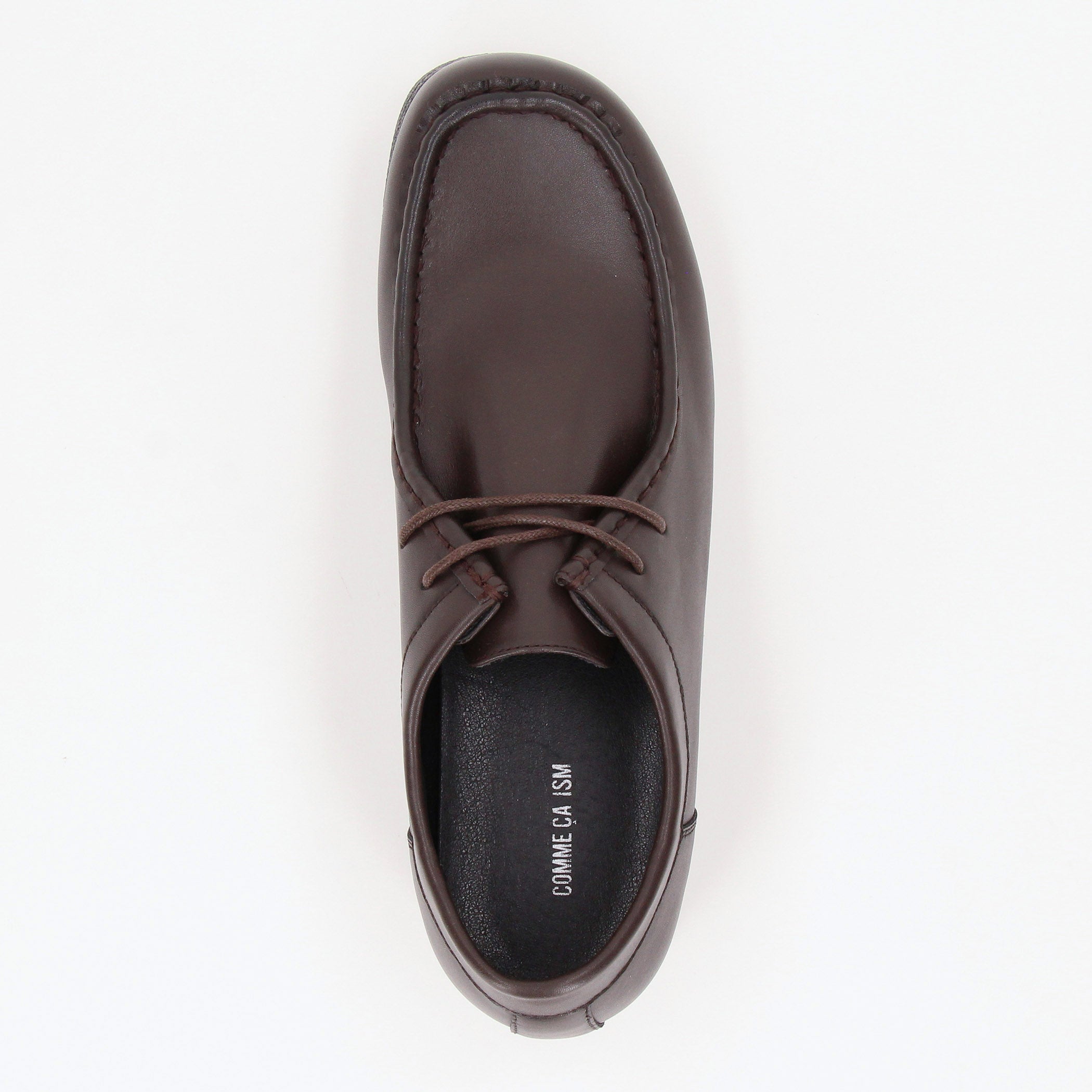 COMME CA MEN ブラウンモカシン 27サイズ COMME CA ISM Sustainable Recycled Leather Mocasins
