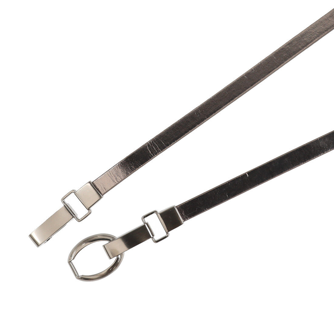 COMME CA ISM Fake Leather Slide Hook Belt