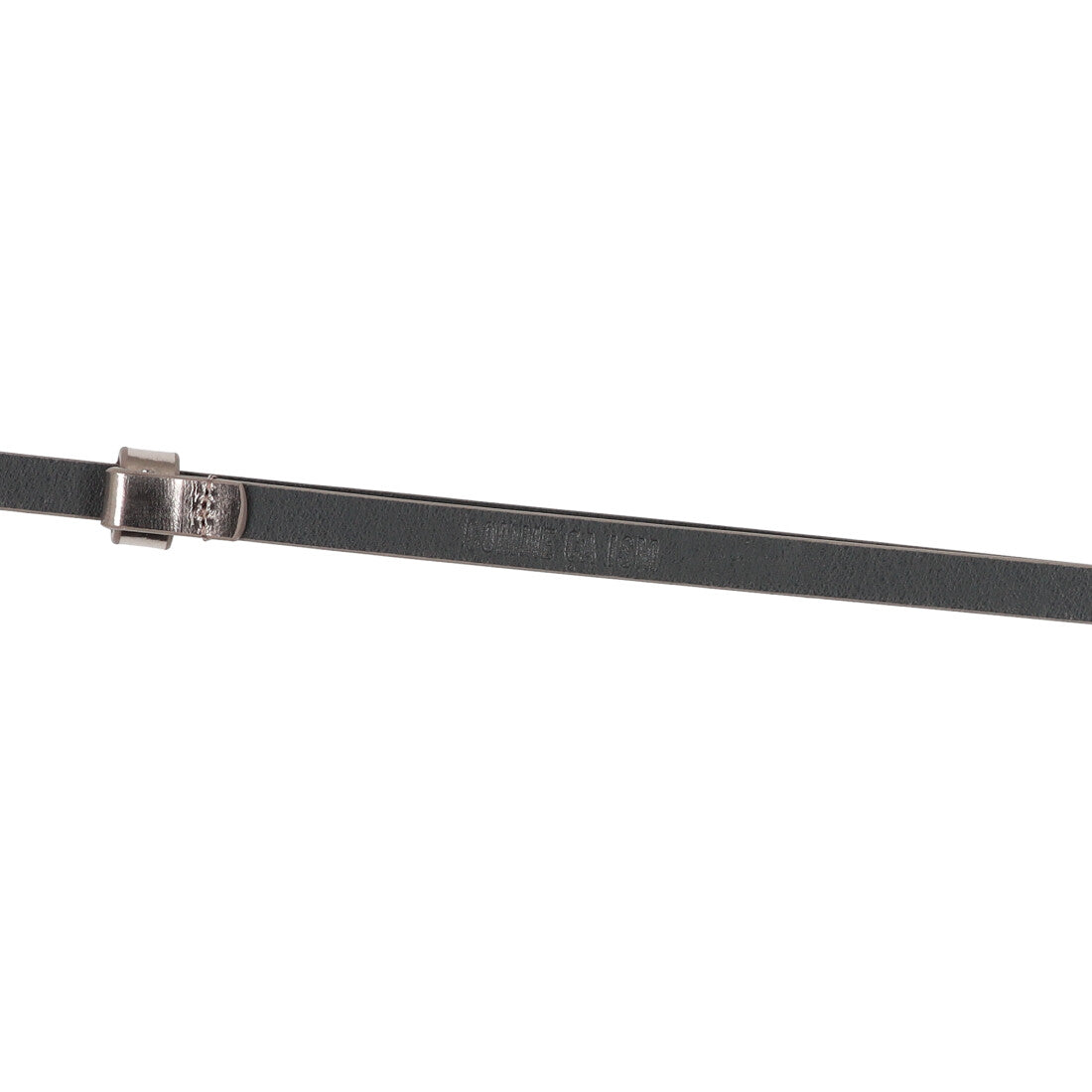 COMME CA ISM Fake Leather Slide Hook Belt