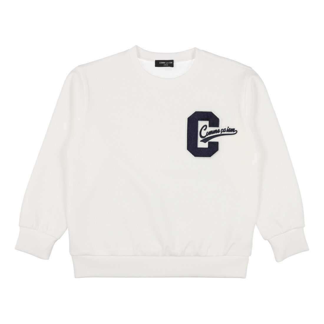 COMME CA ISM Long Sleeve Trainer with Patch