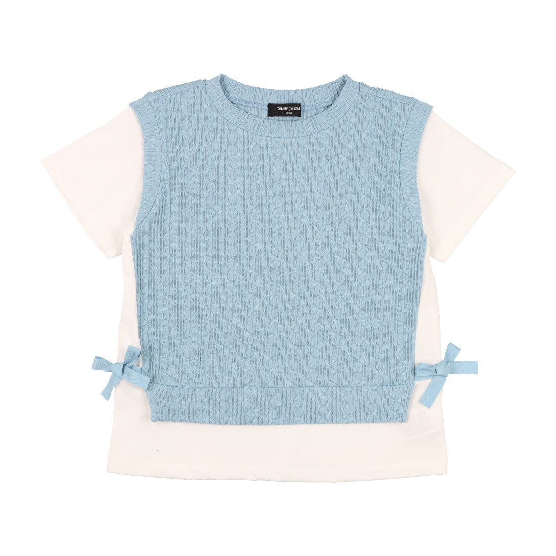コムサイズム COMME CA ISM レイヤード半袖Tシャツ