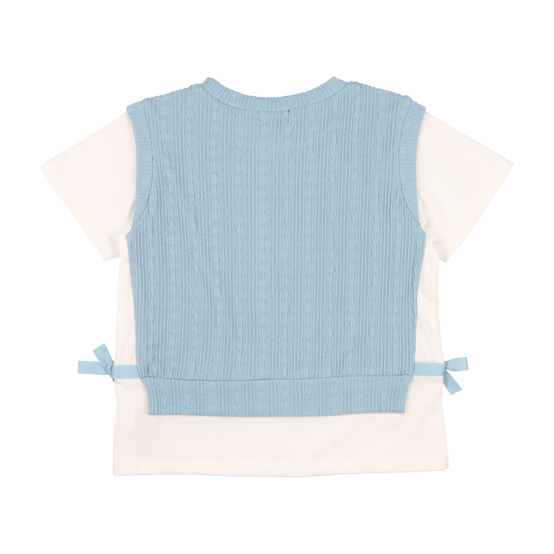 コムサイズム COMME CA ISM レイヤード半袖Tシャツ