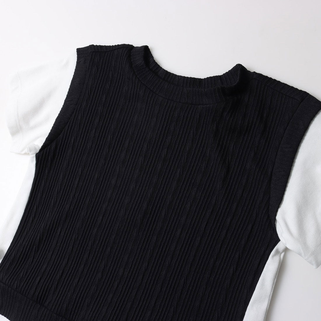 コムサイズム COMME CA ISM レイヤード半袖Tシャツ