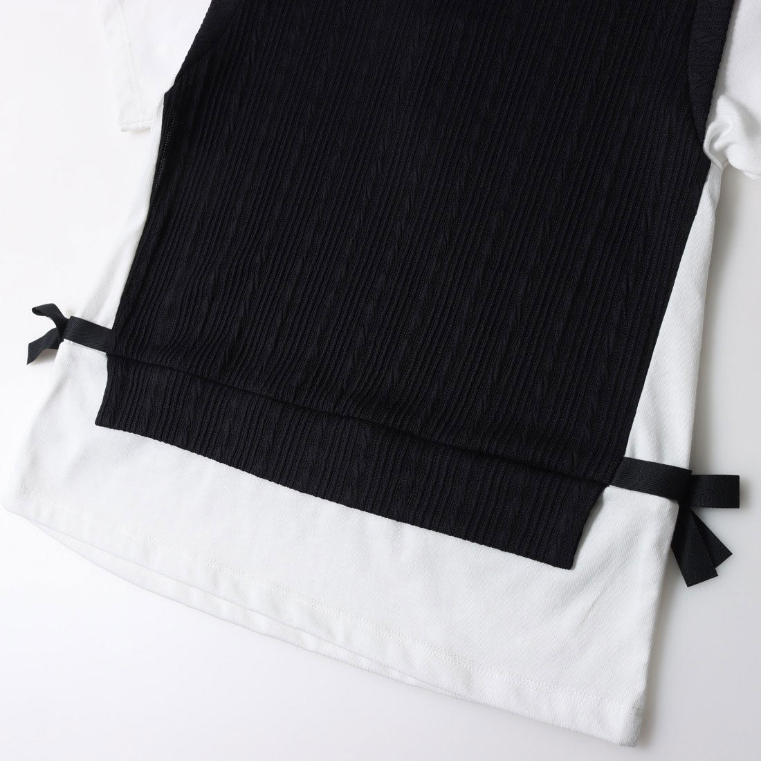 コムサイズム COMME CA ISM レイヤード半袖Tシャツ
