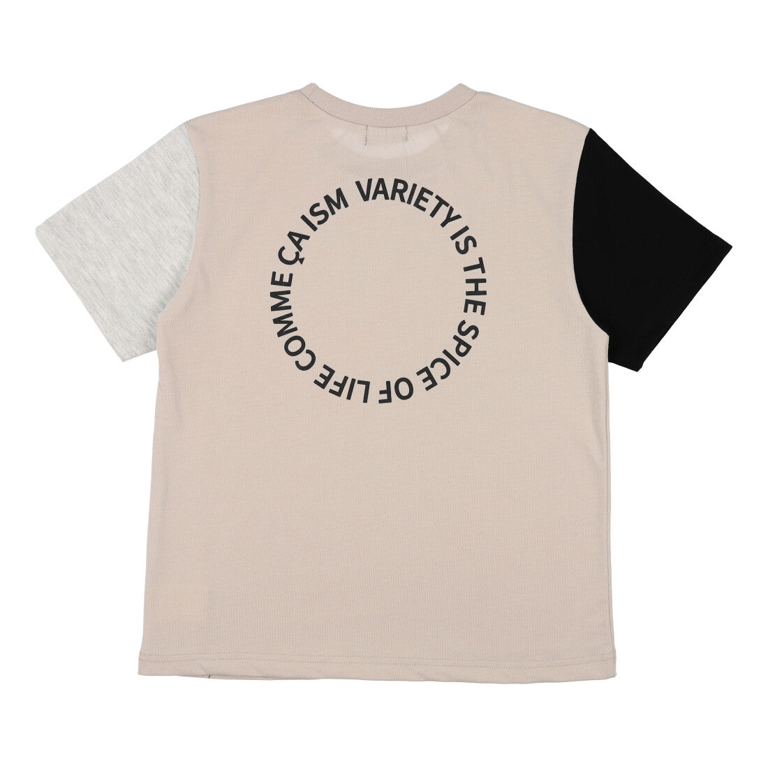COMME CA ISM Circle Print Short Sleeve T-Shirt