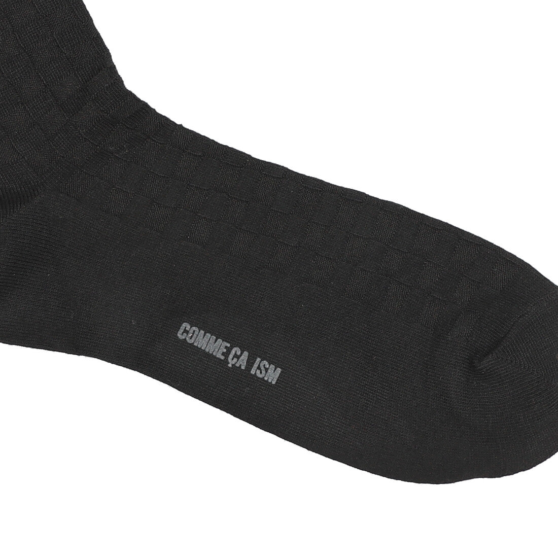 COMME CA ISM Links Checkered Pattern Dress Socks