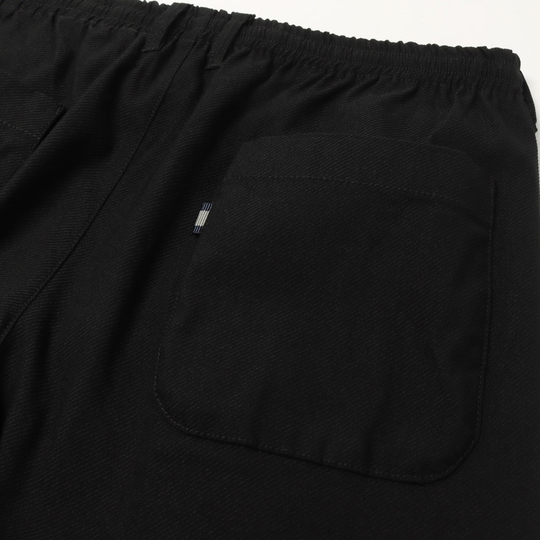 コムサイズム COMME CA ISM ガムストレッチカルゼ ワイドシェフパンツ （ブラック） ブラック