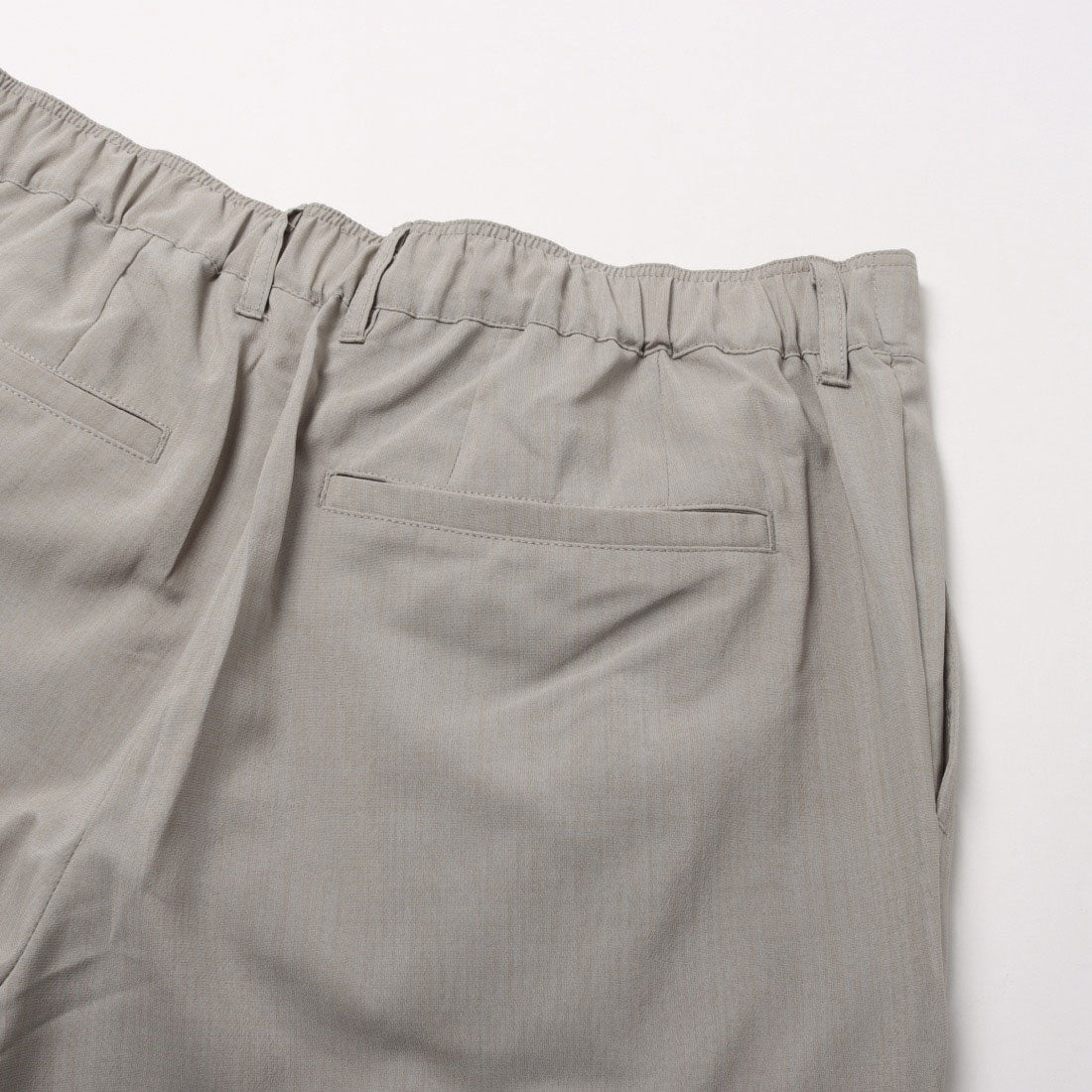 コムサイズム COMME CA ISM 【セットアップ対応】リネンライク ポリエステル テーパードパンツ （ベージュ） ベージュ