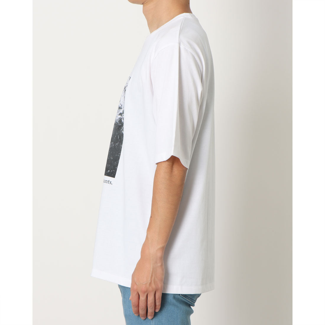 コムサイズム COMME CA ISM 【接触冷感】 Feel-Cool フォトTシャツ 「SEA」 （ホワイト） ホワイト