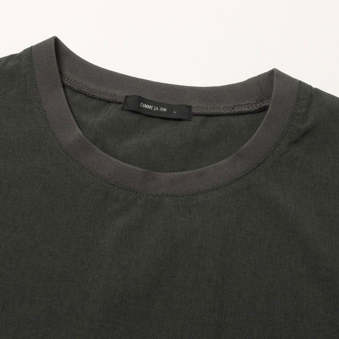 コムサイズム COMME CA ISM 【セットアップ対応】ライトウエイト ポリエステル 布帛Tシャツ （カーキ） カーキ
