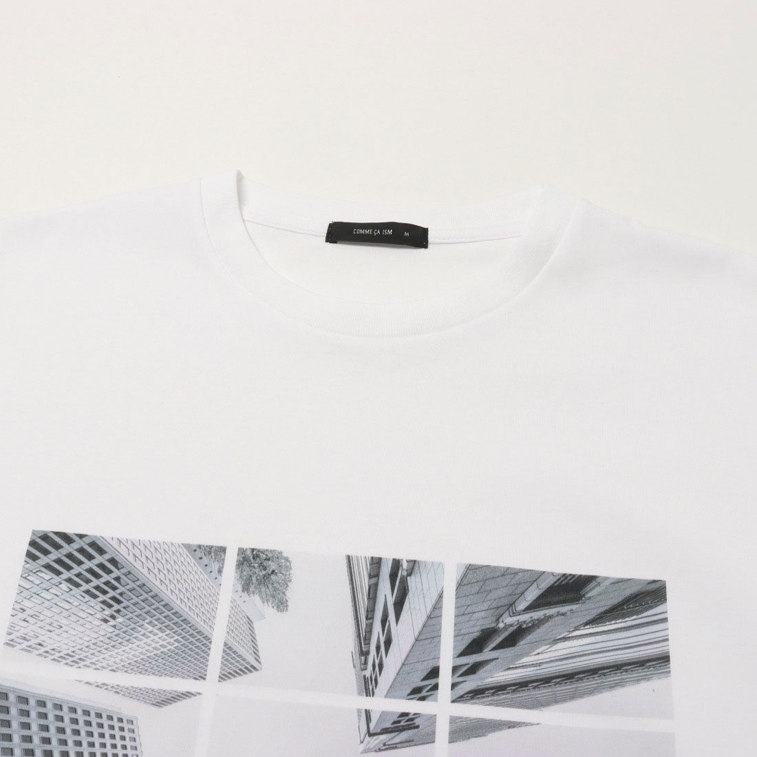 COMME CA ISM 【接触冷感】 Feel-Cool Photo T-shirt 