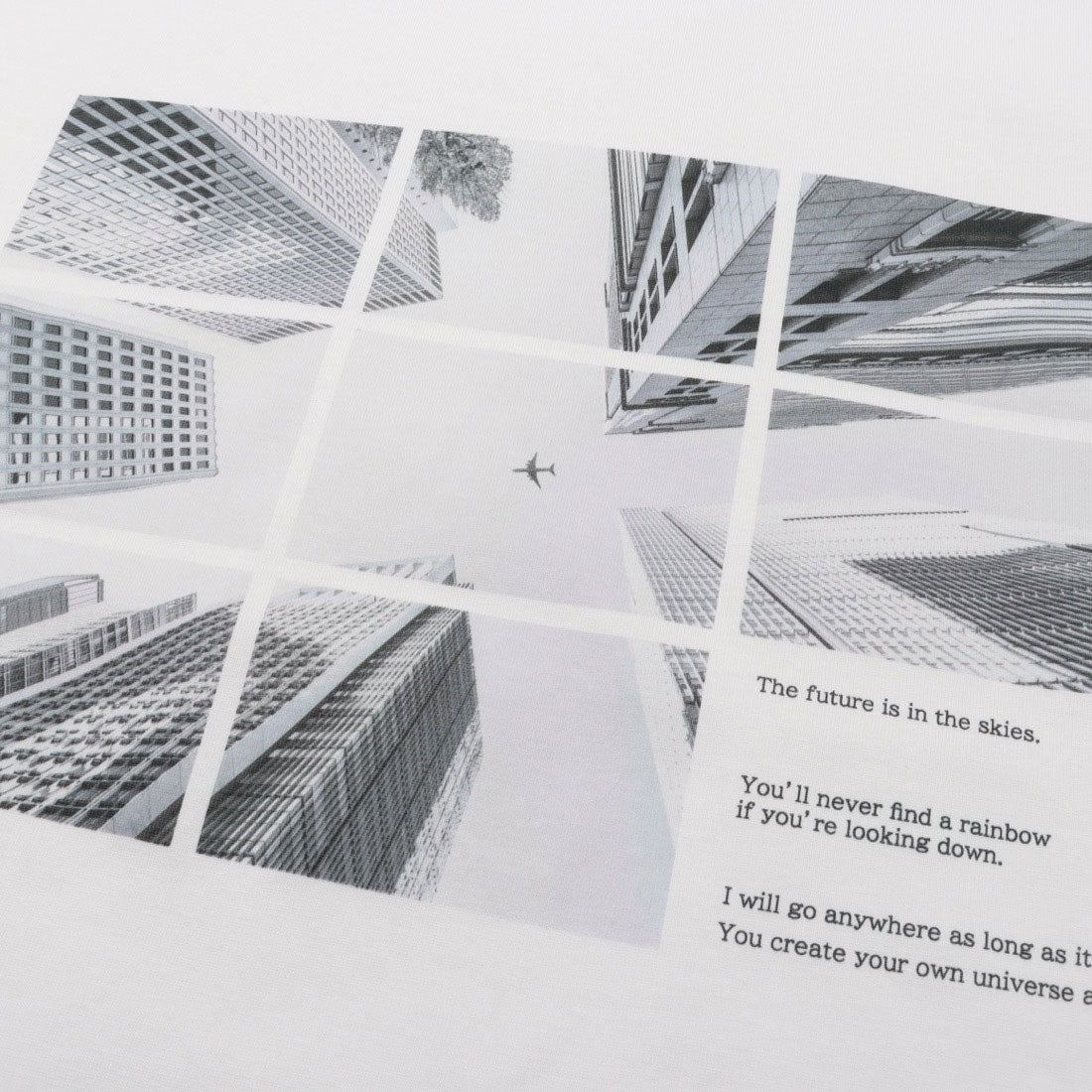 cool feel品 COMME CA ISM 【接触冷感】 Feel-Cool Photo T-shirt 