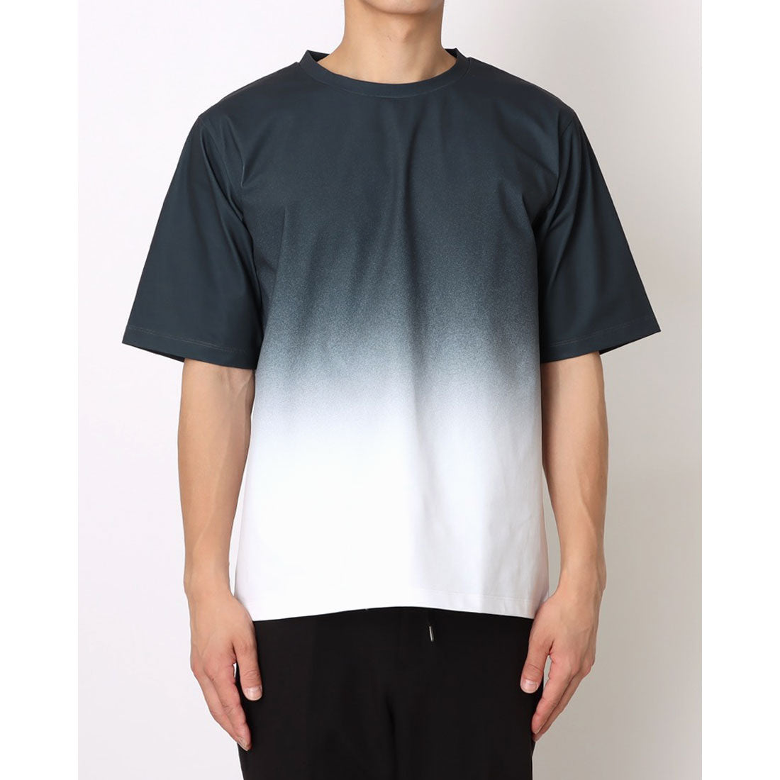 コムサイズム COMME CA ISM グラデーションプリントTシャツ （ダークブラウン） ダークブラウン