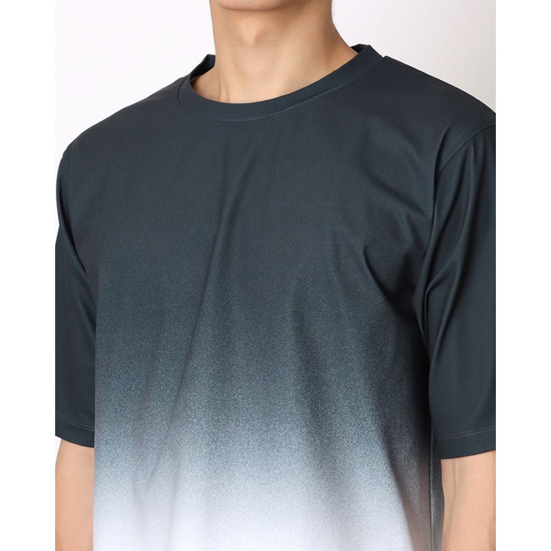 コムサイズム COMME CA ISM グラデーションプリントTシャツ （ダークブラウン） ダークブラウン