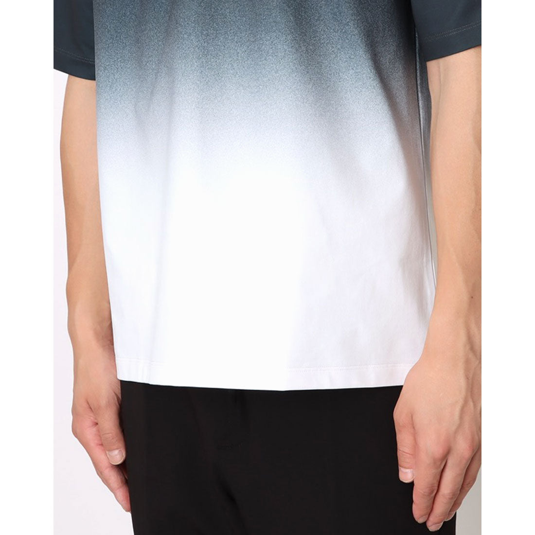 コムサイズム COMME CA ISM グラデーションプリントTシャツ （ダークブラウン） ダークブラウン